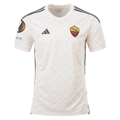 Men's Replica Adidas Roma Away Jersey 2324 - UEL 01
