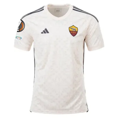 Men's Replica Adidas Roma Away Jersey 2324 - UEL 01