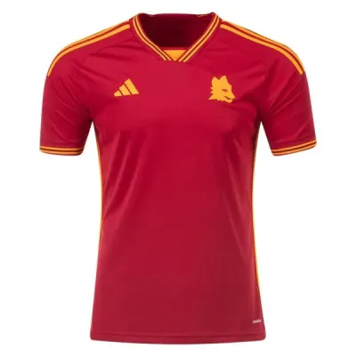 Men's Replica Adidas Roma Home Jersey 2324 01