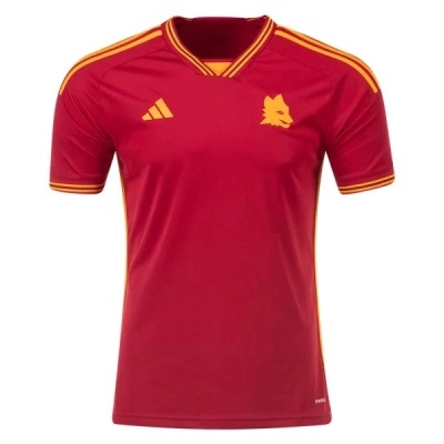Men's Replica Adidas Roma Home Jersey 2324 01