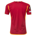 Men's Replica Adidas Roma Home Jersey 2324 - UEL
