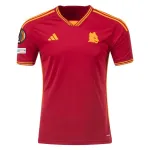 Men's Replica Adidas Roma Home Jersey 2324 - UEL