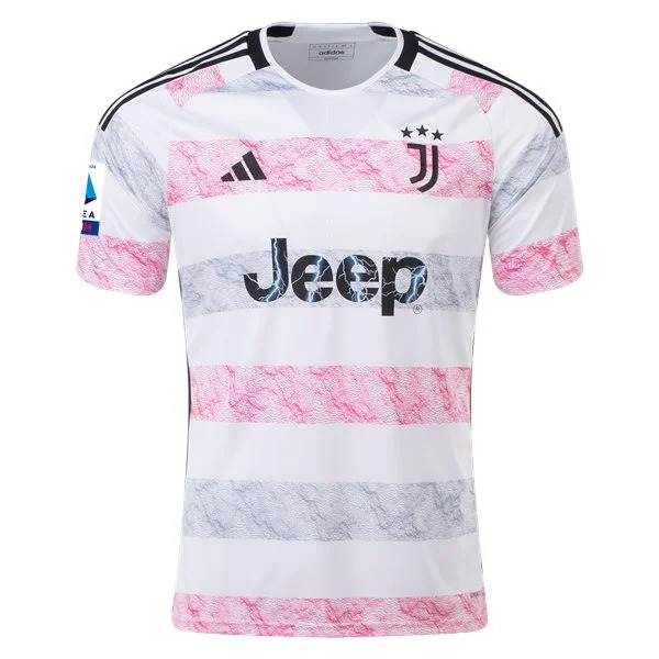 Men's Replica Adidas T. Weah Juventus Away Jersey 2324