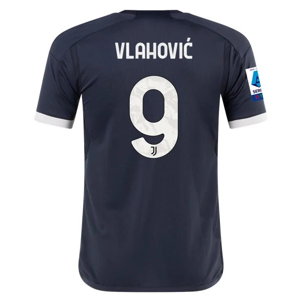 Men's Replica Adidas Vlahovic Juventus Third Jersey 2324