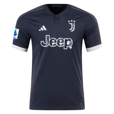 Men's Replica Adidas Vlahovic Juventus Third Jersey 2324 01