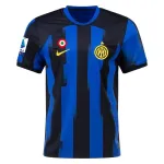 Men's Replica Nike Barella Inter Milan Home Jersey 2324