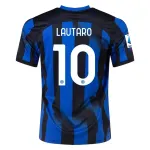 Men's Replica Nike Lautaro Inter Milan Home Jersey 2324