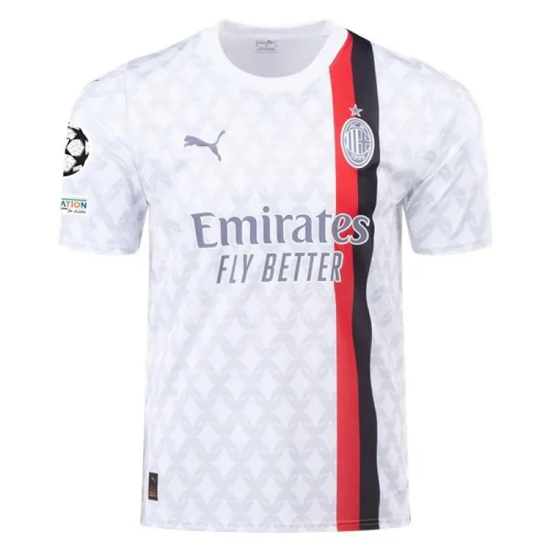 Men's Replica Puma AC Milan Away Jersey 2324 - UCL