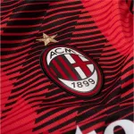 Men's Replica Puma AC Milan Long Sleeve Home Jersey 2324