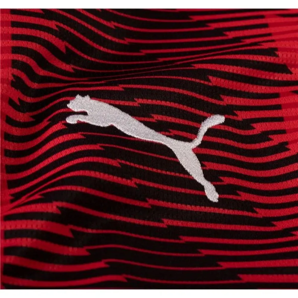 Men's Replica Puma AC Milan Long Sleeve Home Jersey 2324