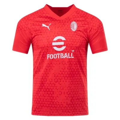 Puma AC Milan Training Jersey 2324 Red 01