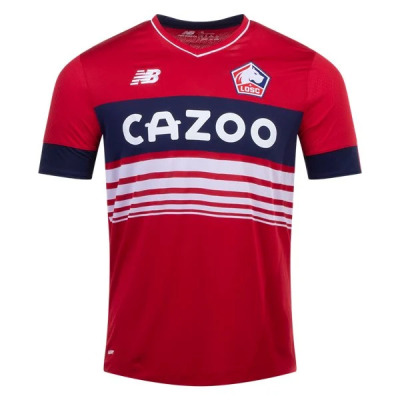 Men's Replica New Balance Lille Home Jersey 2223 01