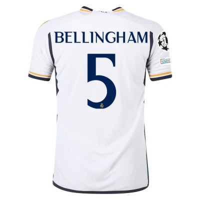 Men's Authentic Adidas Bellingham Real Madrid Home Jersey 2324 01