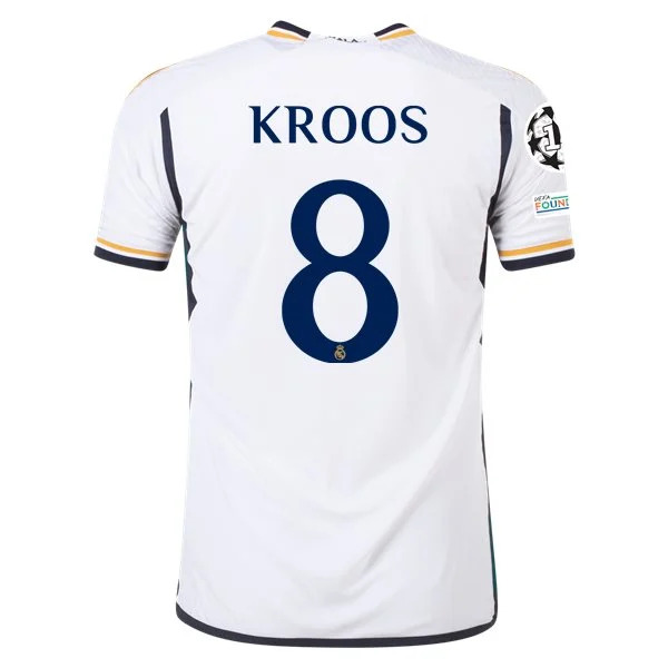 Men's Authentic Adidas Kroos Real Madrid Home Jersey 2324