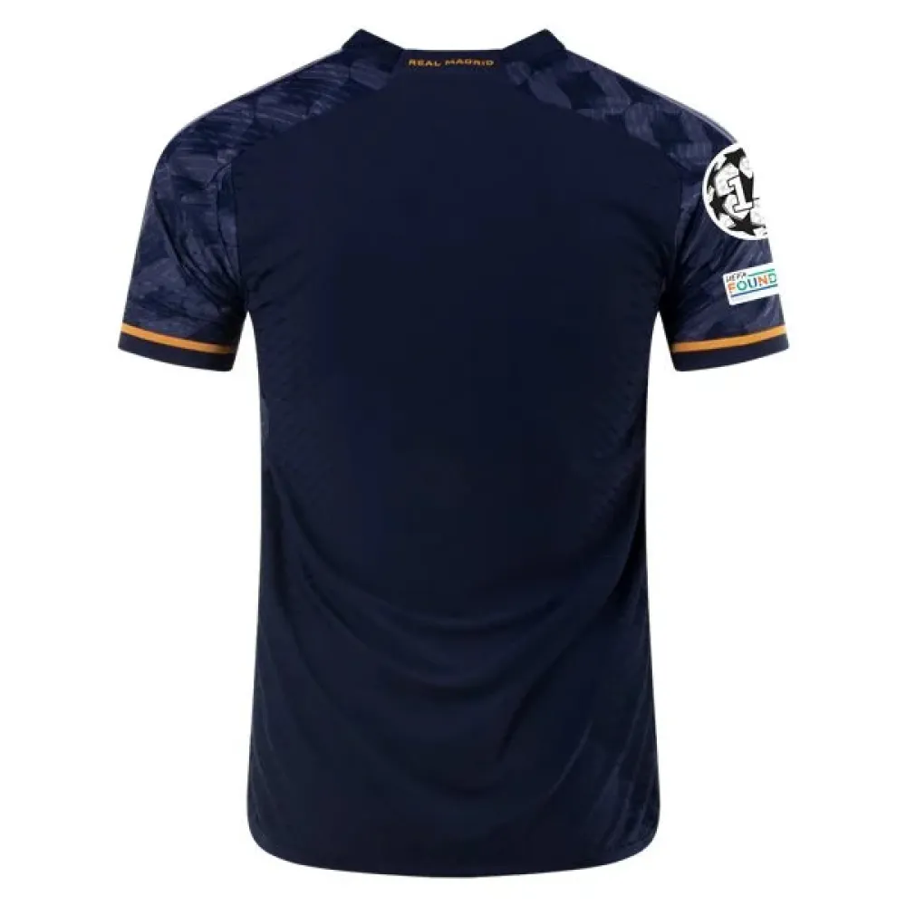 Men's Authentic Adidas Real Madrid Away Jersey 2324 - UCL