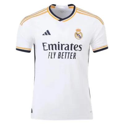 Men's Authentic Adidas Real Madrid Home Jersey 2324 01