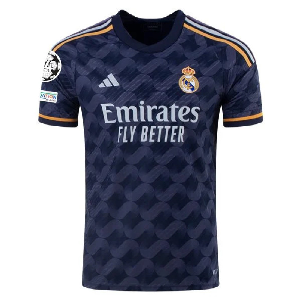 Men's Authentic Adidas Vini Jr. Real Madrid Away Jersey 2324