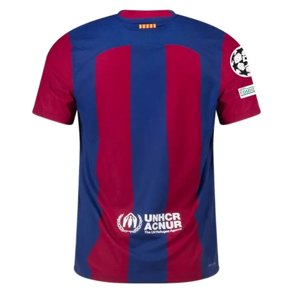 Men's Authentic Nike Barcelona Home Jersey 2324 - UCL