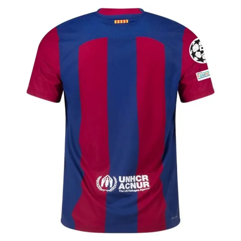 Men's Authentic Nike Barcelona Home Jersey 2324 - UCL