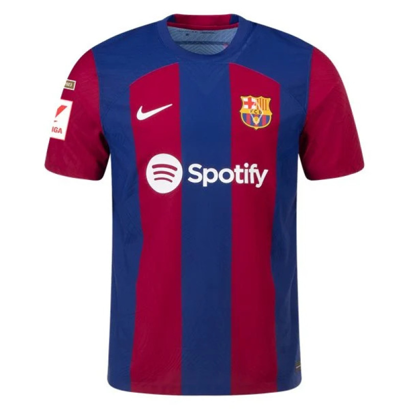 Men's Authentic Nike F. De Jong Barcelona Home Jersey 2324