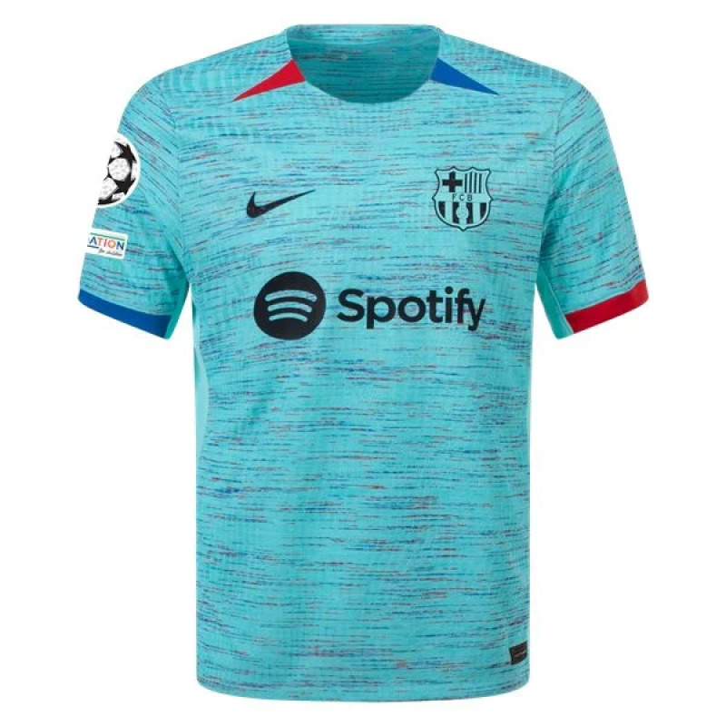 Men's Authentic Nike F. De Jong Barcelona Third Jersey 2324