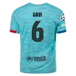 Men's Authentic Nike Gavi Barcelona Third Jersey 2324