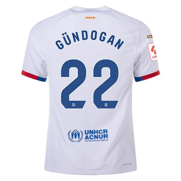 Men's Authentic Nike Gundogan Barcelona Away Jersey 2324