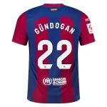 Men's Authentic Nike Gundogan Barcelona Home Jersey 2324