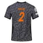 Men's Authentic Nike Hakimi Paris Saint-Germain Third Jersey 2324 - UCL