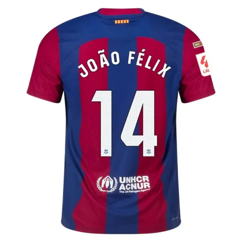 Men's Authentic Nike Joao Felix Barcelona Home Jersey 2324