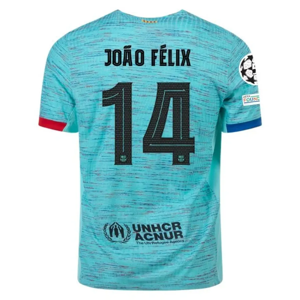 Men's Authentic Nike Joao Felix Barcelona Third Jersey 2324