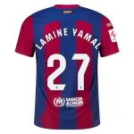 Men's Authentic Nike Lamine Yamal Barcelona Home Jersey 2324