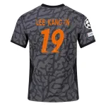 Men's Authentic Nike Lee Kang-In Paris Saint-Germain Third Jersey 2324 - UCL