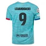 Men's Authentic Nike Lewandowski Barcelona Third Jersey 2324