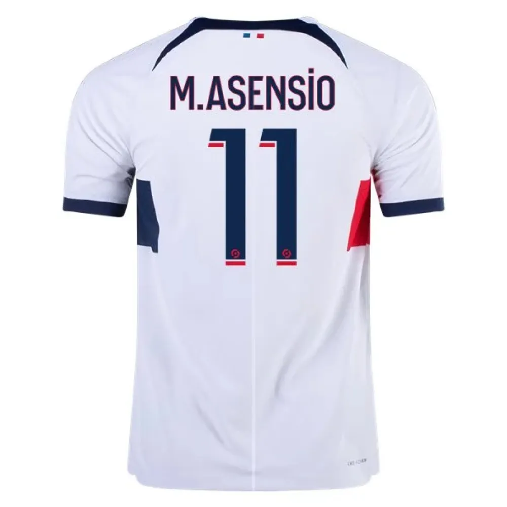 Men's Authentic Nike M. Asensio Paris Saint-Germain Away Jersey 2324