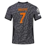 Men's Authentic Nike Mbappe Paris Saint-Germain Third Jersey 2324 - UCL