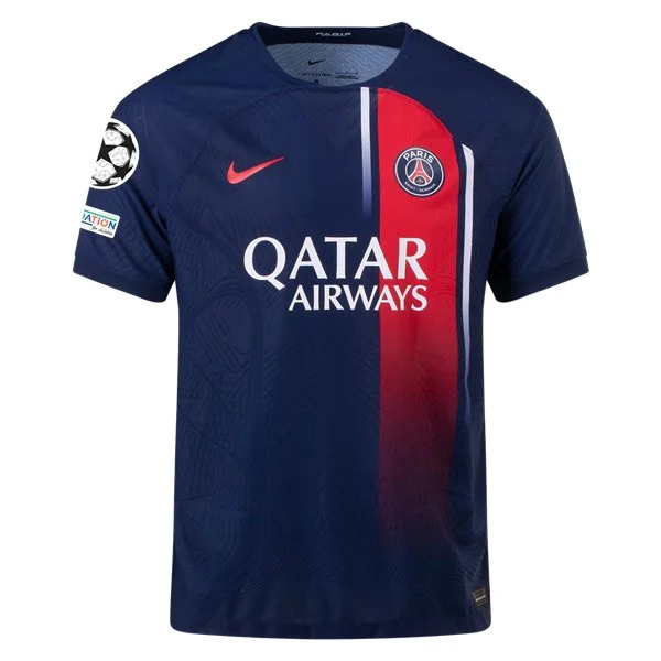 Men's Authentic Nike Paris Saint-Germain Home Jersey 2324 - UCL