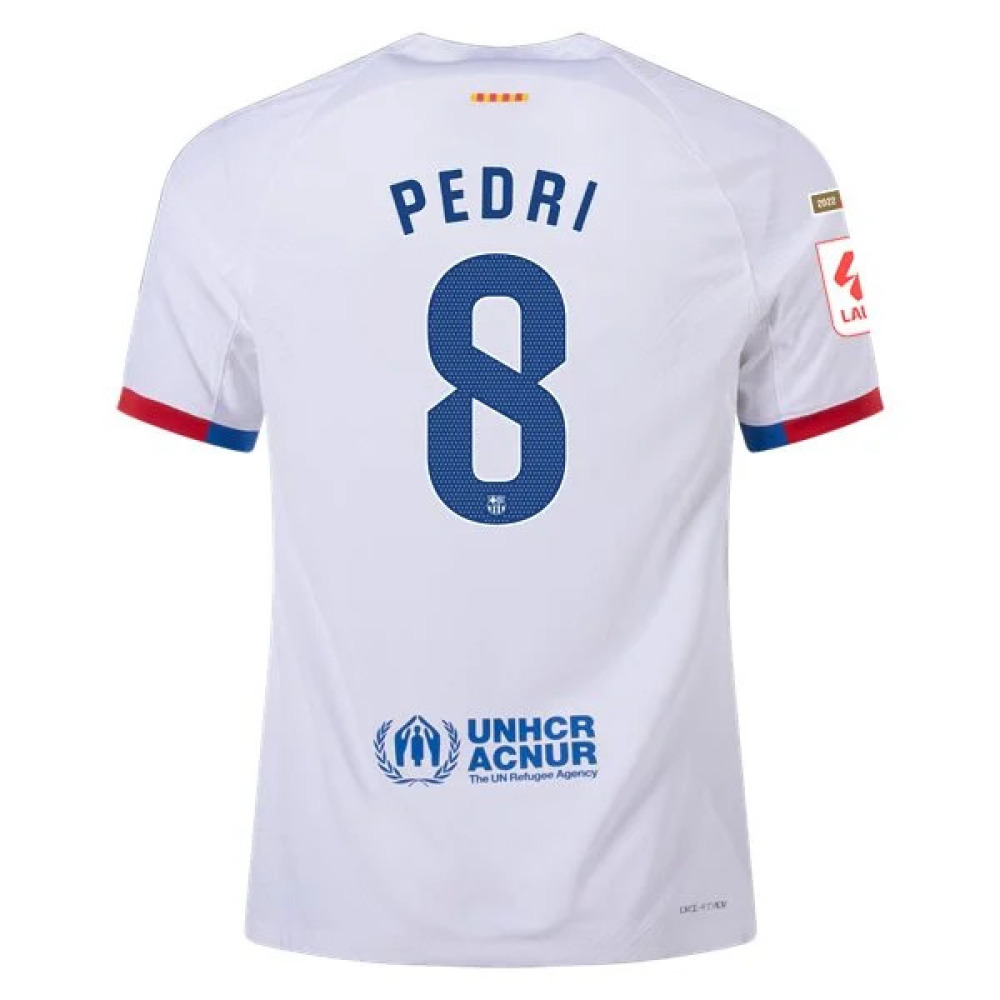 Men's Authentic Nike Pedri Barcelona Away Jersey 2324