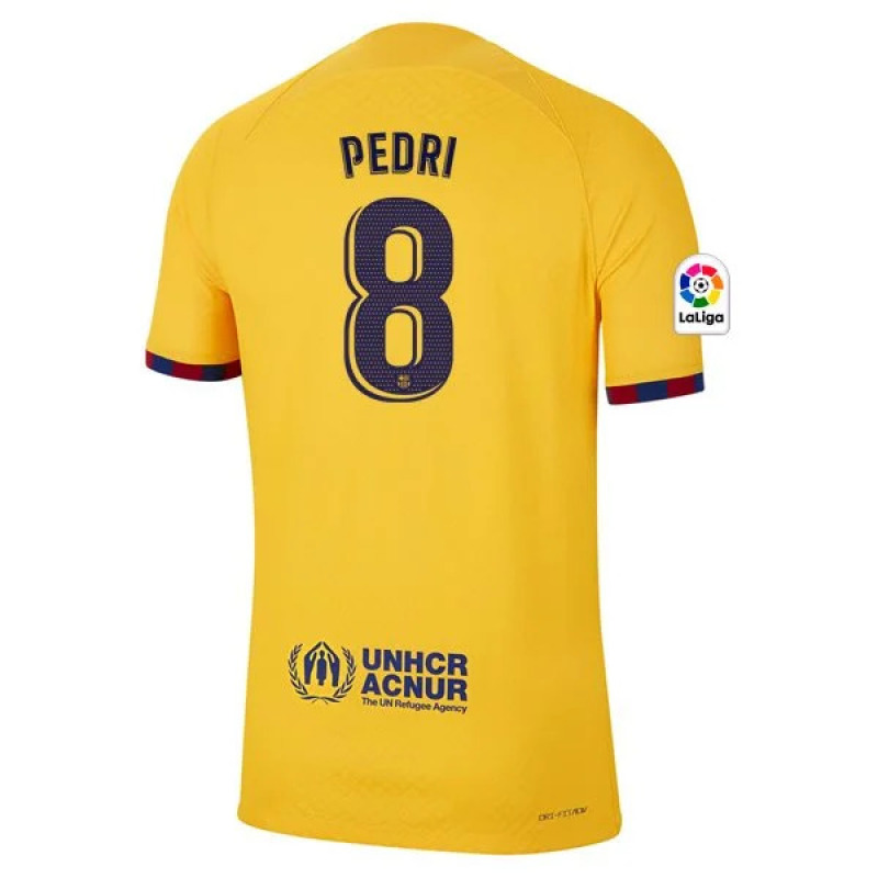 Men's Authentic Nike Pedri Barcelona Fourth Jersey 2223
