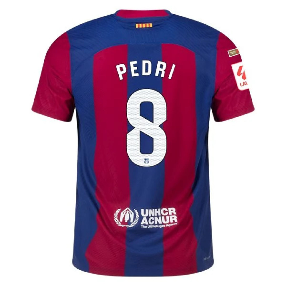Men's Authentic Nike Pedri Barcelona Home Jersey 2324