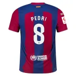 Men's Authentic Nike Pedri Barcelona Home Jersey 2324
