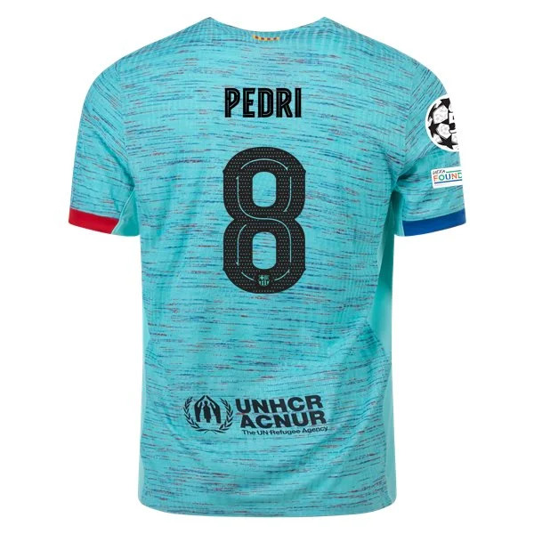 Men's Authentic Nike Pedri Barcelona Third Jersey 2324