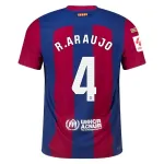 Men's Authentic Nike R. Araujo Barcelona Home Jersey 2324