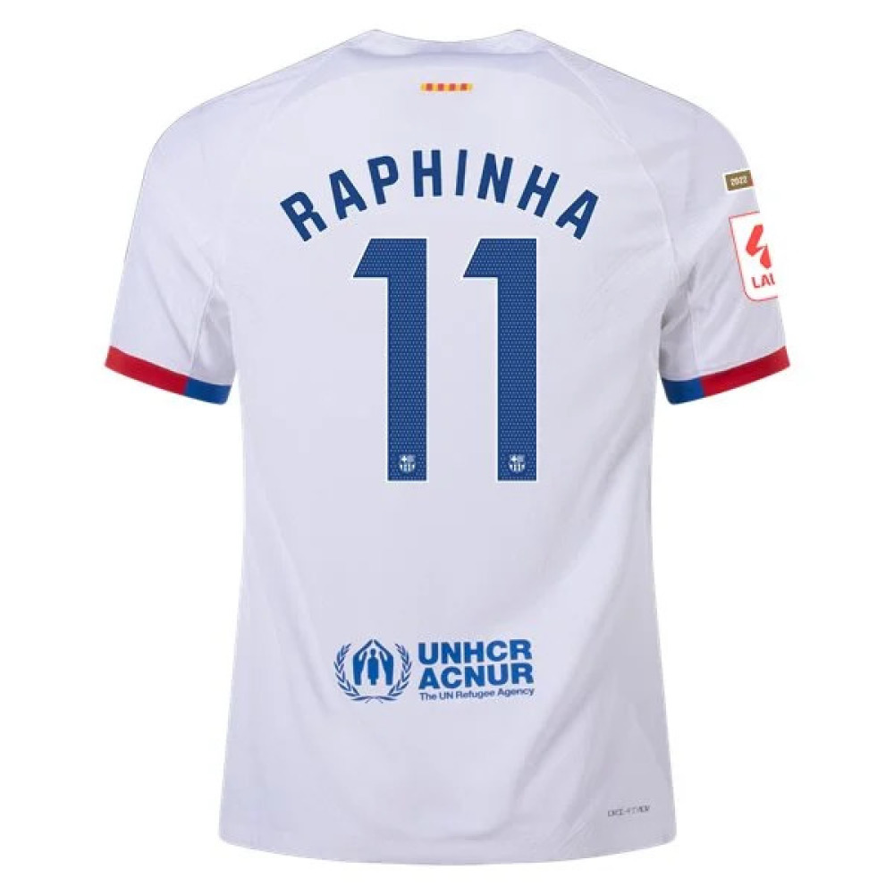 Men's Authentic Nike Raphina Barcelona Away Jersey 2324