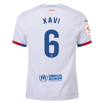 Men's Authentic Nike Xavi Barcelona Away Jersey 2324 01
