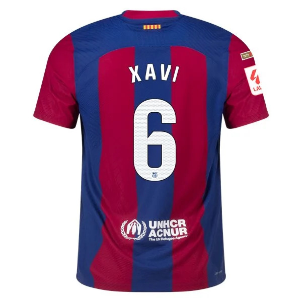 Men's Authentic Nike Xavi Barcelona Home Jersey 2324