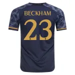 Men's Replica Adidas Beckham Real Madrid Away Jersey 2324