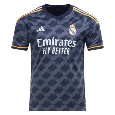 Men's Replica Adidas Beckham Real Madrid Away Jersey 2324 01