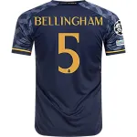 Men's Replica Adidas Bellingham Real Madrid Away Jersey 2324