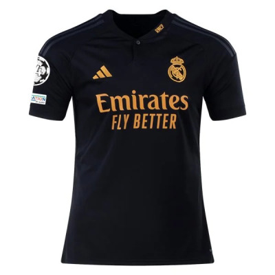 Men's Replica Adidas Bellingham Real Madrid Third Jersey 2324 - UCL 01